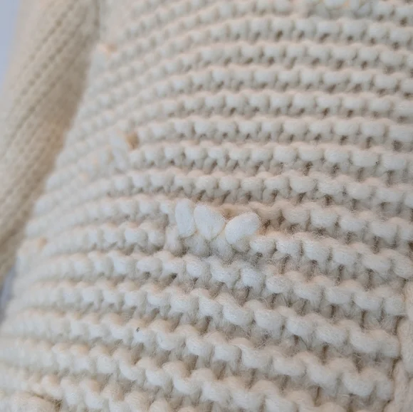 Simone Rocha Cream Sweater with Textured Design Size S In EUC - Picture 13 of 15